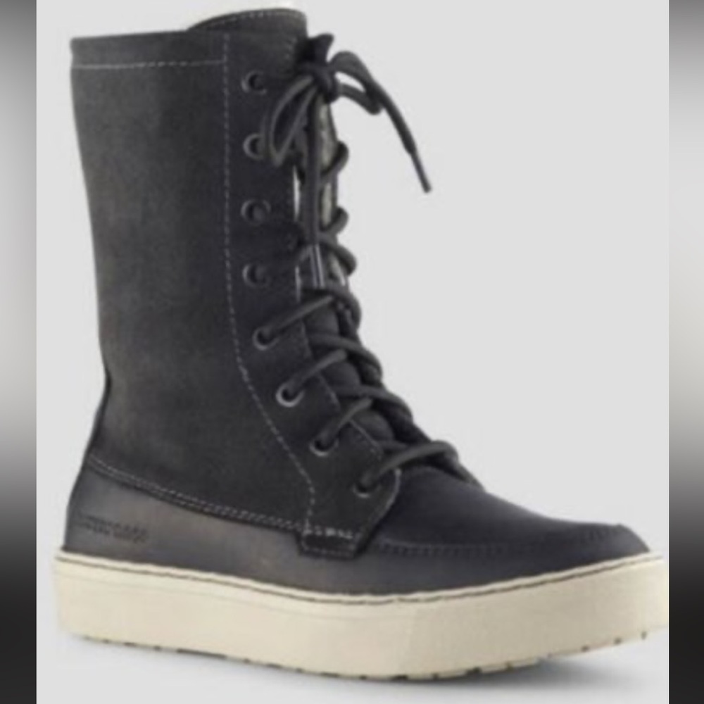 Cougar Donato Leather and Suede Waterproof Faux Fur Lined Boots